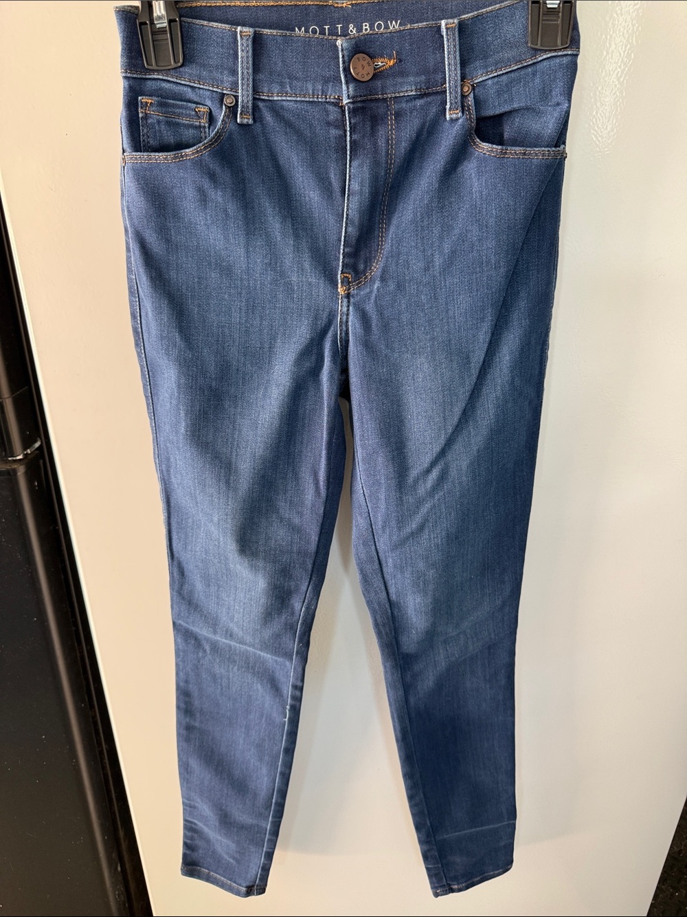 Mott & Bow Women’s Skinny Jeans - Dark Blue Stretch